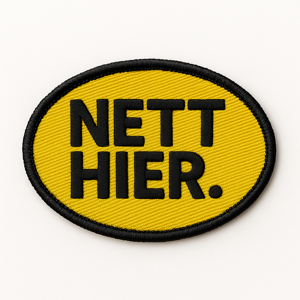 Auswahl verschiedener Nett hier Klettpatches