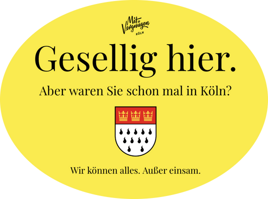 "Nett hier" Köln Bierdeckel - Limited Charity Edition