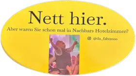 Nett-hier-Aufkleber Inspiration 9