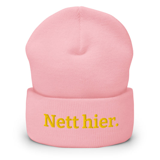 Nett hier - Beanie