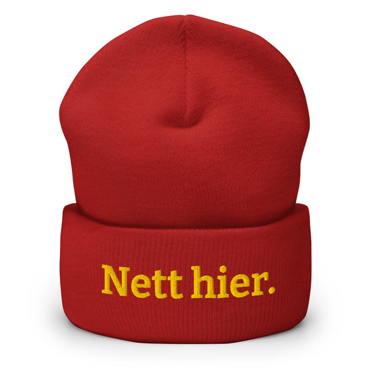 Nett hier - Beanie