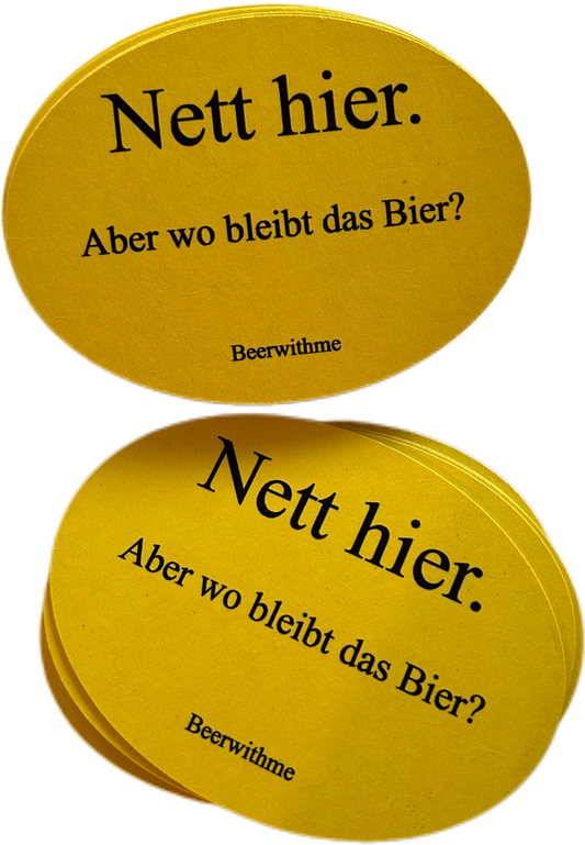 Nett hier Bierdeckel gestalten
