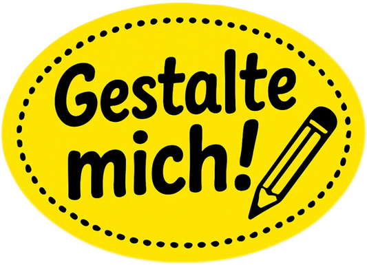 Nett hier Aufkleber gestalten